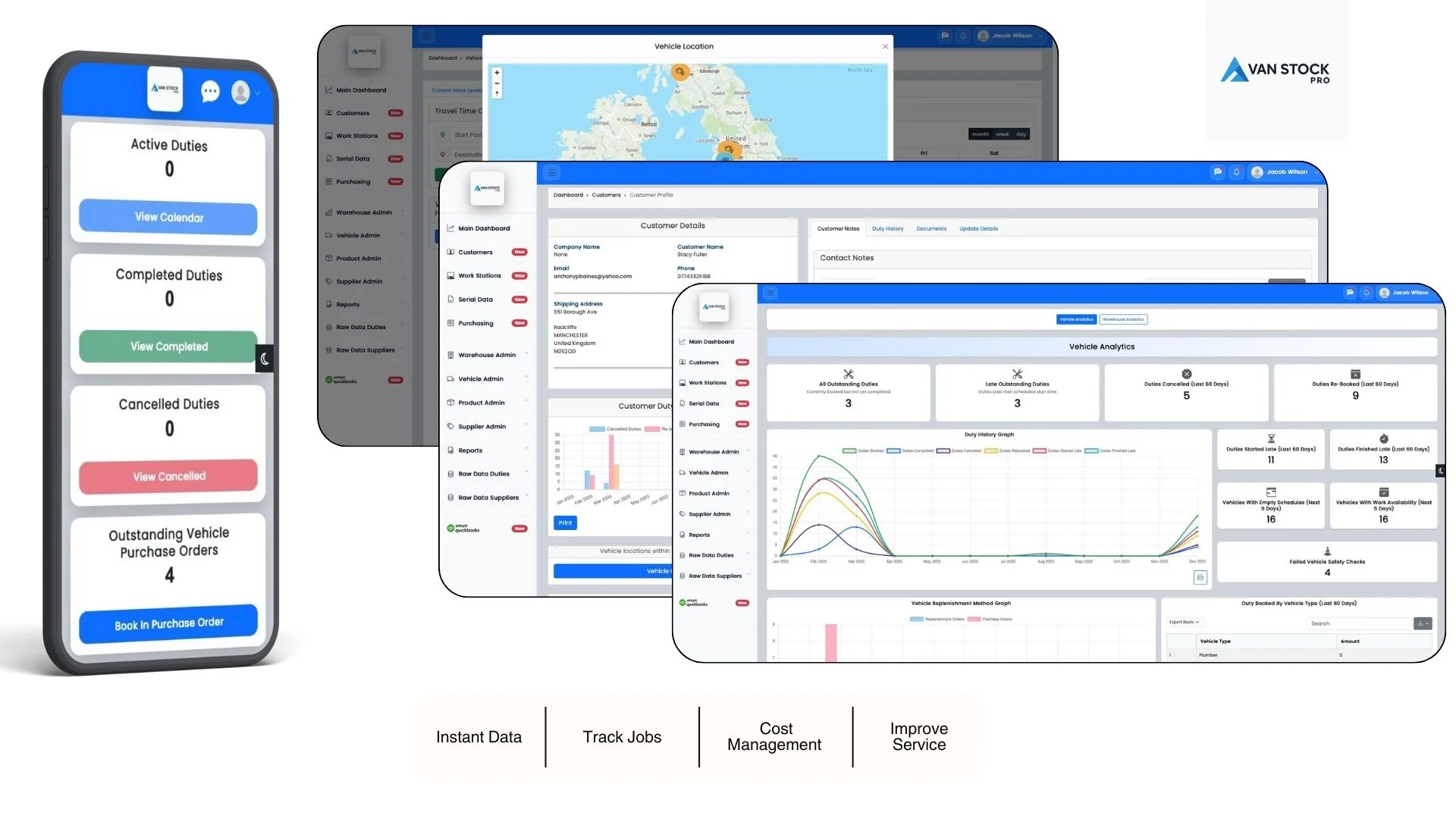 Platform preview - Van Stock Managment